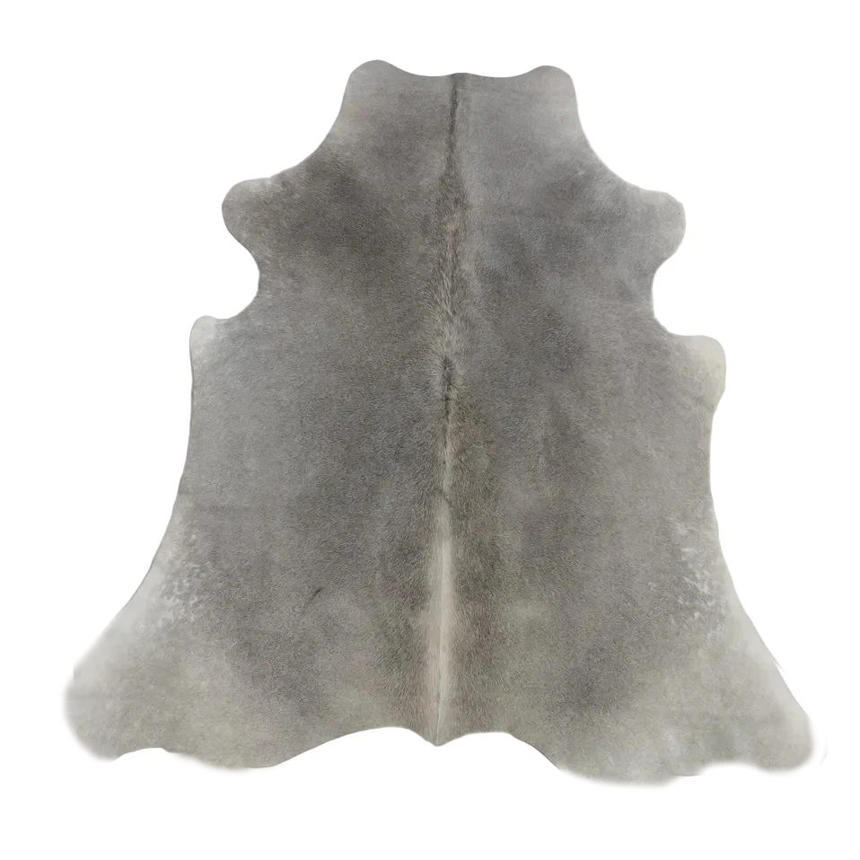 cowhide rug grey