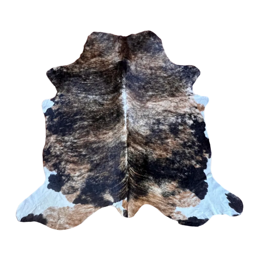 Cowhide Rugs London AU129 cowhide rug, 210cm x 180cm, natural hide pattern