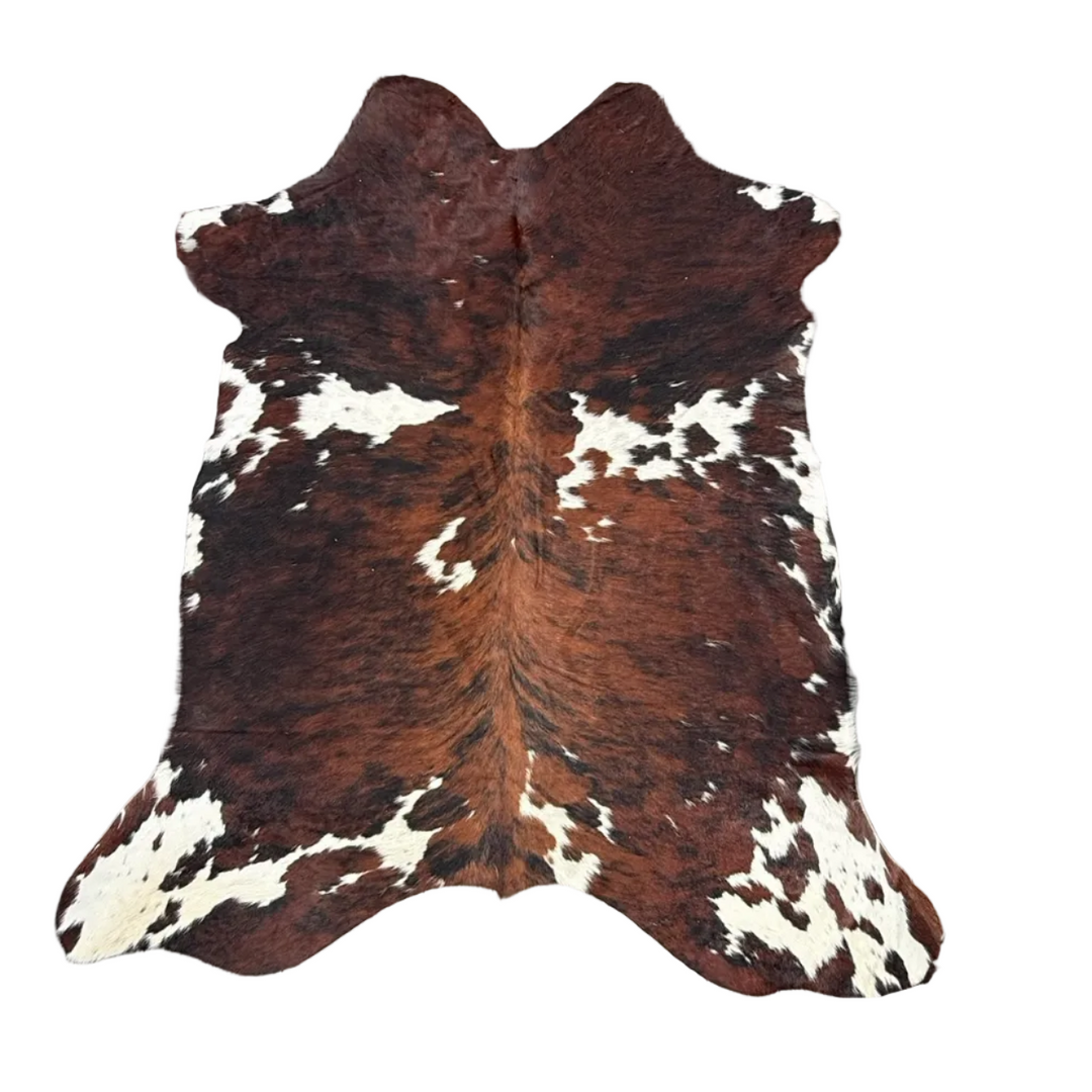 cowhide rug tricolour