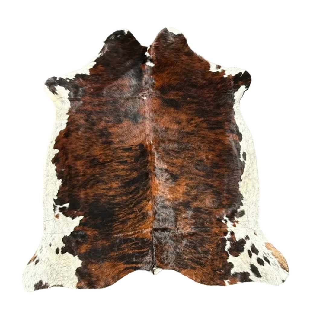 cowhide rug tricolour