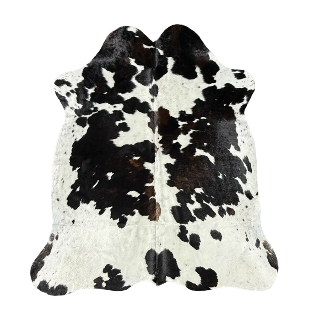 cowhide rug tricolour