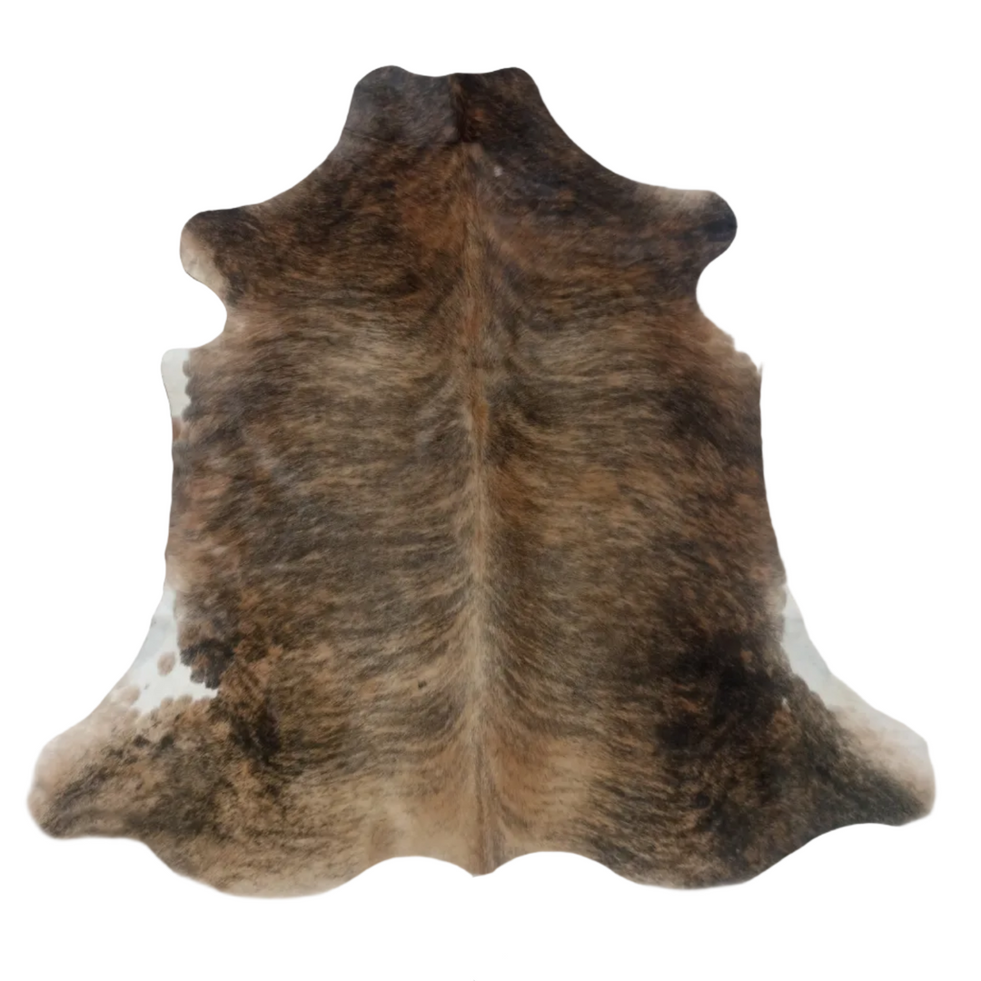 Extra large cowhide rug brindle 