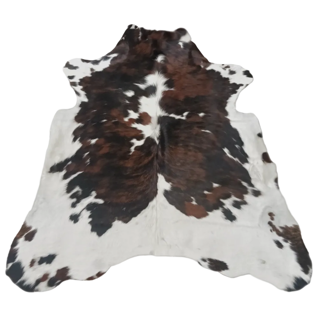 Cowhide Rugs London AU3519 cowhide rug, 185cm x 170cm, natural hide pattern