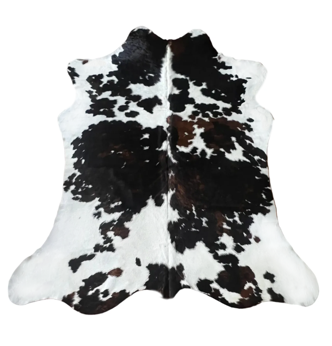 cowhide rug extra large tricolour