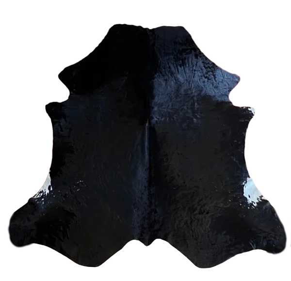 Natural cowhide rug by Cowhide Rugs London, 211cm x 212cm, showcasing a unique pattern and soft leather texture.