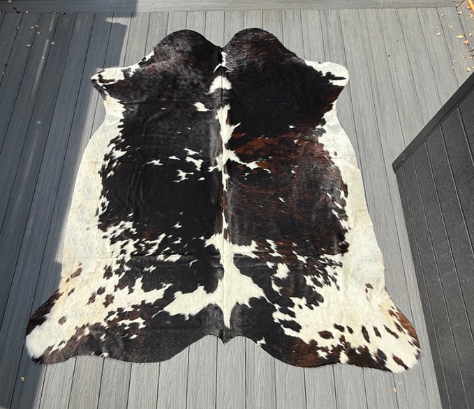 Premium Cowhide Rug  H19 240cm x 205cm (94" x 81")