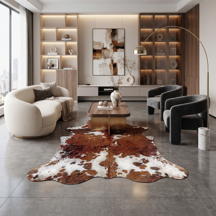 Premium Cowhide Rug N2545    240cm x 214cm (95" x 84") XXL