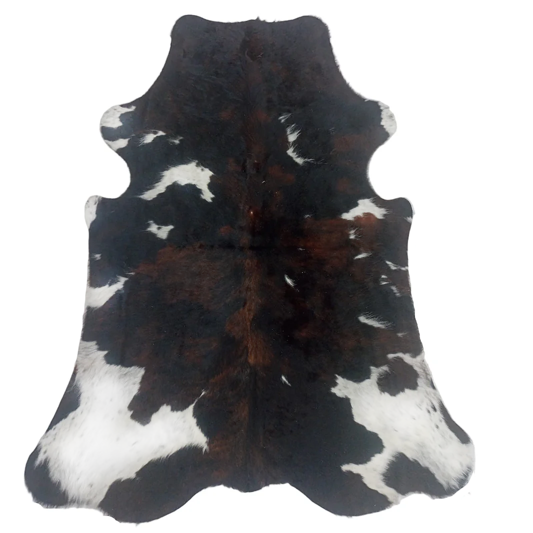 cowhide rug tricolour