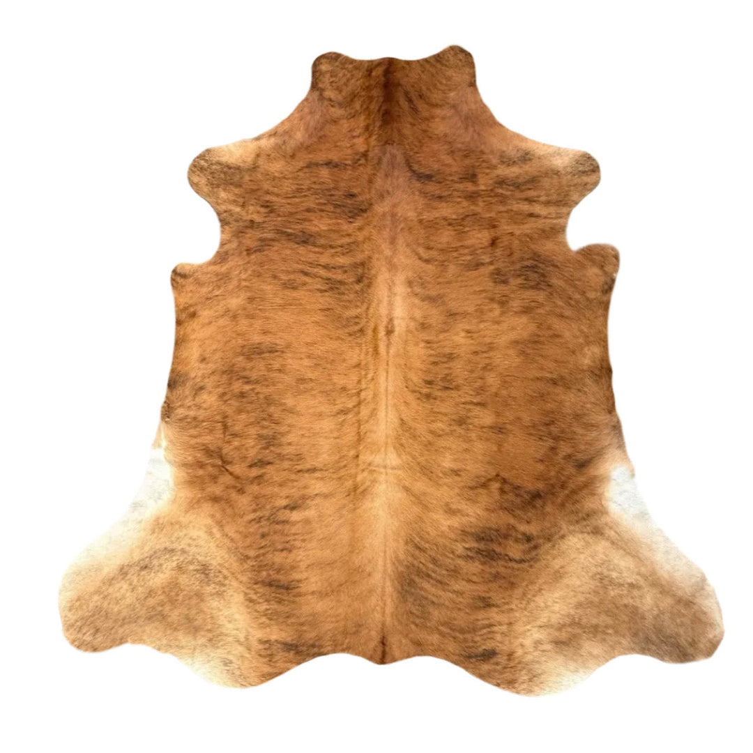Brown cowhide rug 