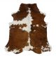 Cowhide Rug DP465    1.56m x 1.31m Extra Small